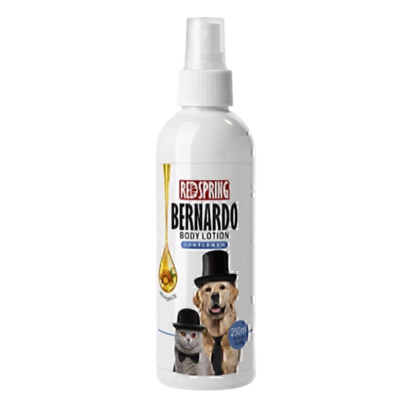 لوسیون بدن برناردو سگ و گربه جنتلمن رداسپرینگ Redspring Bernardo Body Lotion حجم 300 میلی لیتر