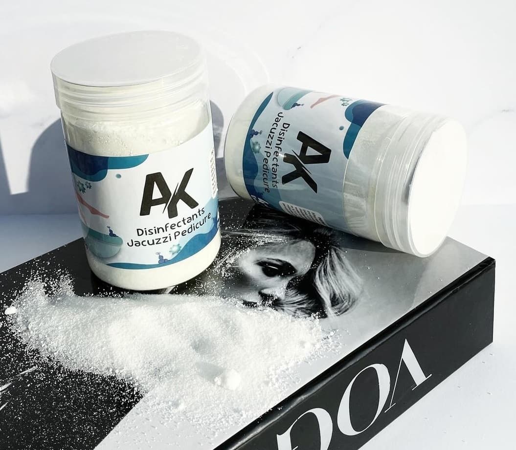 مواد ضد عفونی کننده 450 گرمی مخصوص جکوزی پا ای کا AK