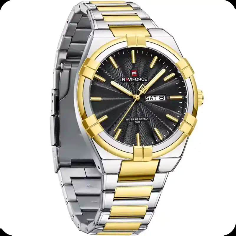 ساعت مچی عقربه‌ای مردانه کوارتز نیوی فورس مدل Naviforce NF9218