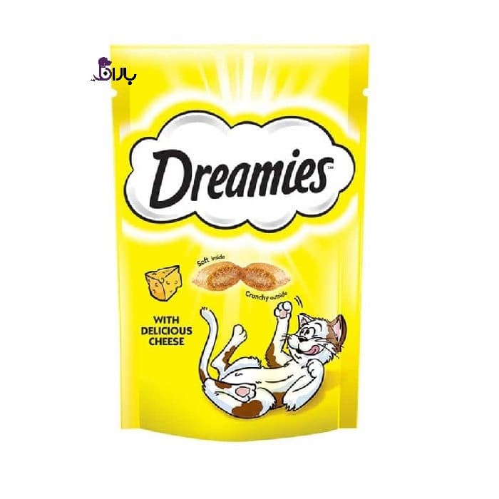 تشویقی گربه دریمیز مدل پنیر وزن 60 گرم