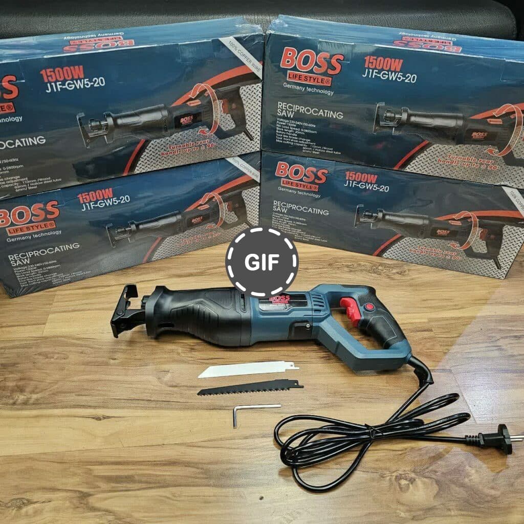 اره افقی بر (همه کاره) دسته گردان برقی باس مدل J1F-GW5