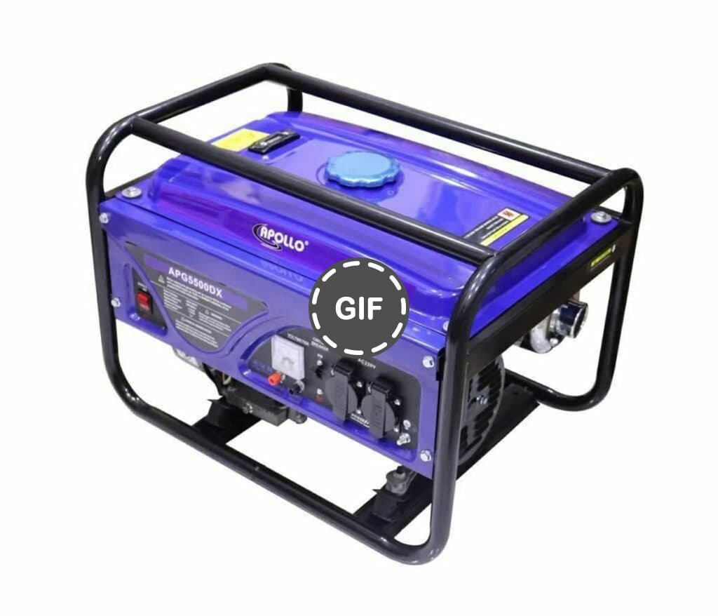 موتور برق بنزینی 3.5 کیلو وات آپولو مدل Apollo Apg5500dx
