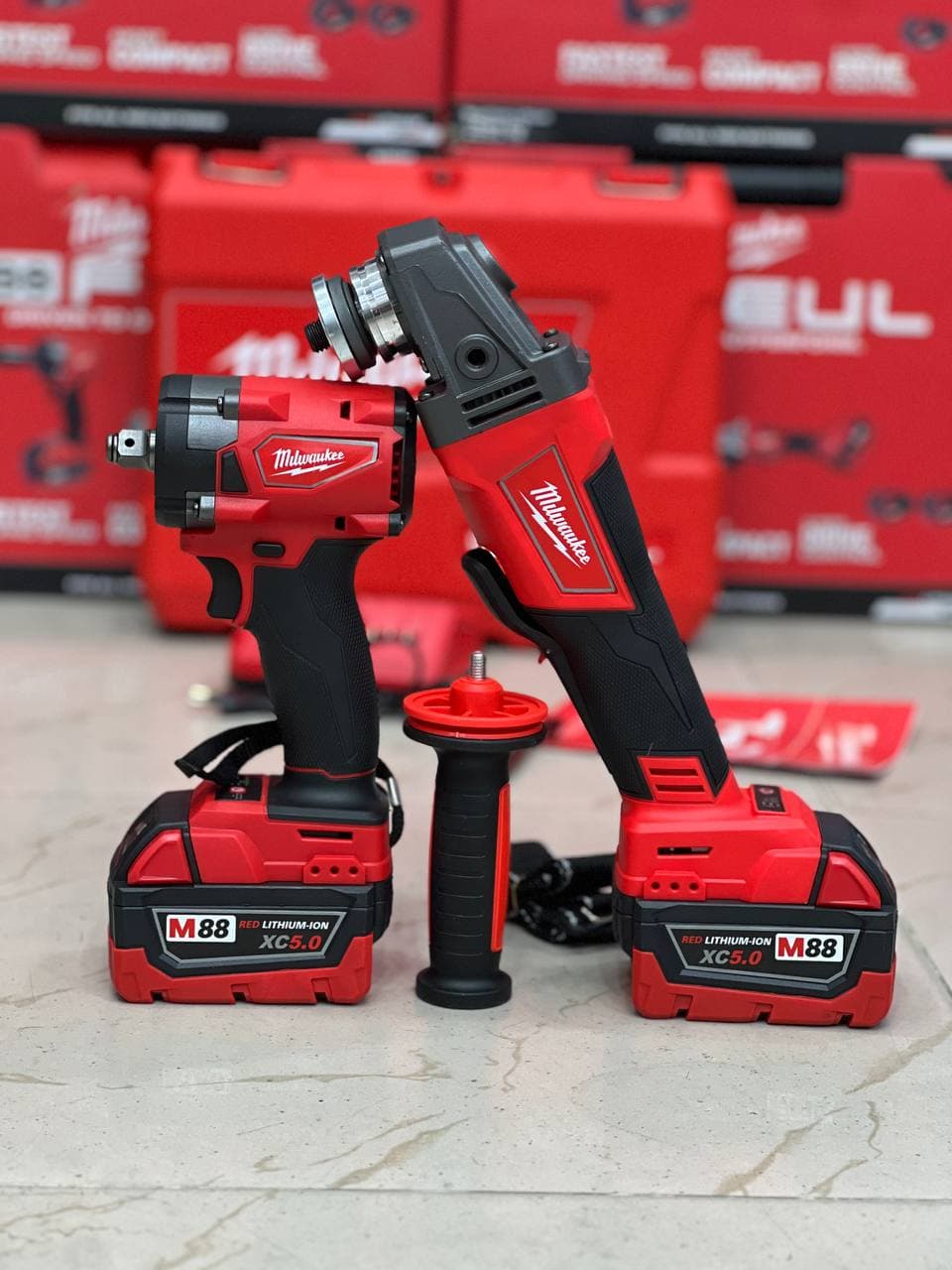 پک دو قلو فرز و بکس شارژی میلیواکی