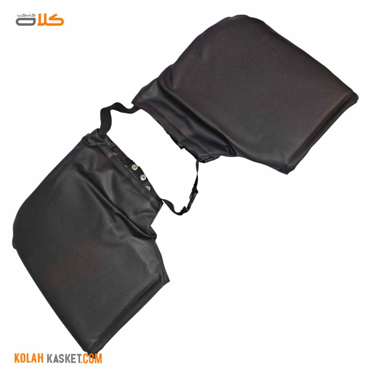 دستکش روی فرمان موتور سیکلت چرم زمستانی