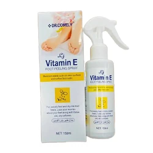 اسپری لایه بردار ترک پا ویتامین E دکتر COMELY