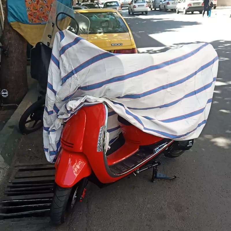 چادر برزنتی موتورسیکلت کویر