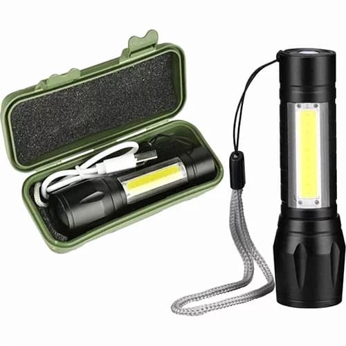 چراغ قوه پلیسی زوم دار مینی XPE+COB