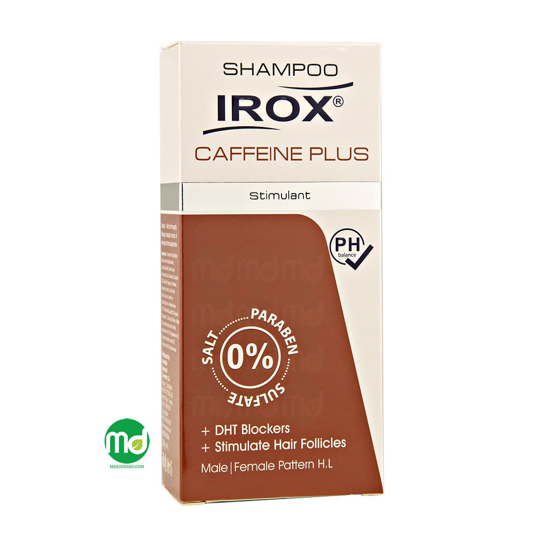 شامپو کافئین پلاس ایروکس ضد ریزش ارثی