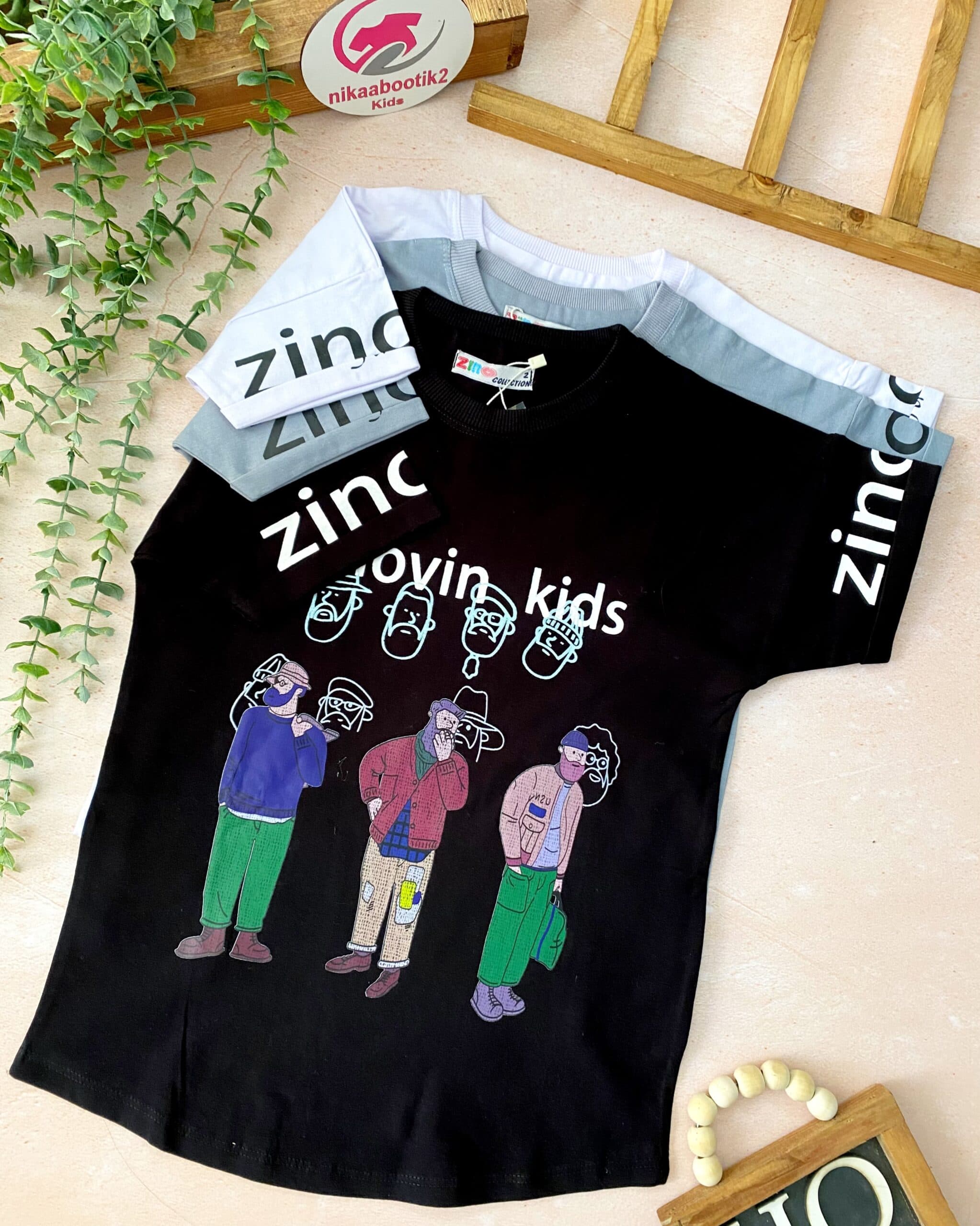 تیشرت سه آدمک