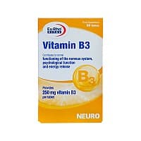 قرص ویتامین ب3 یوروویتال بسته 60 عددی