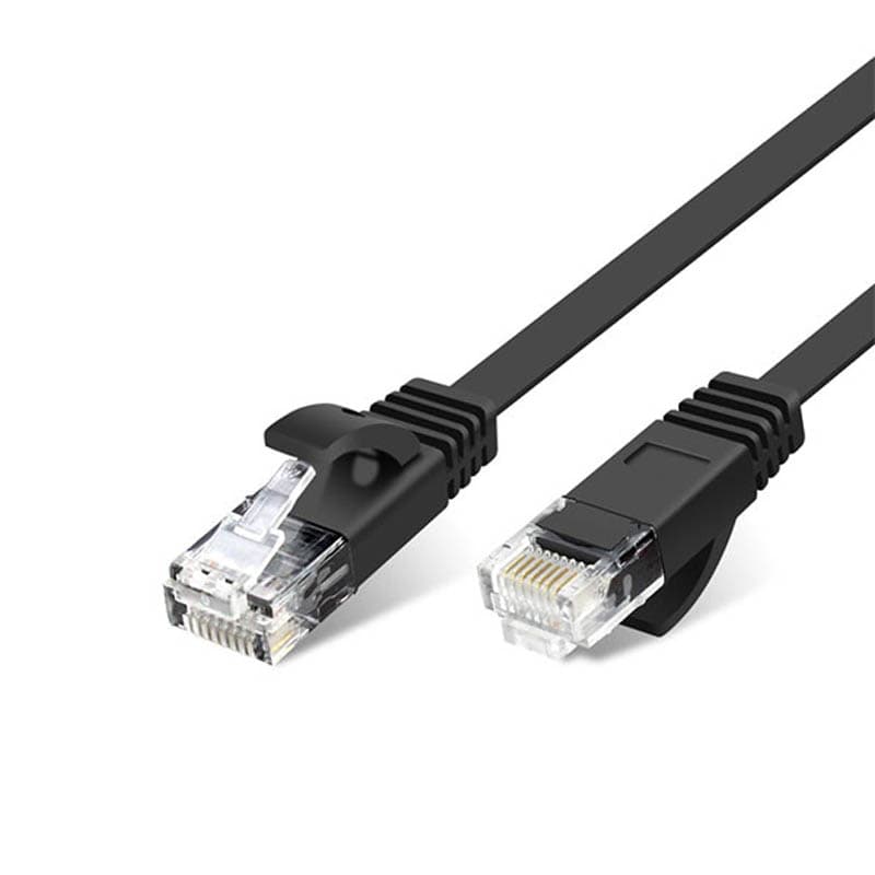 کابل شبکه پچ کورد Cat 6 تخت بافو 5 متری