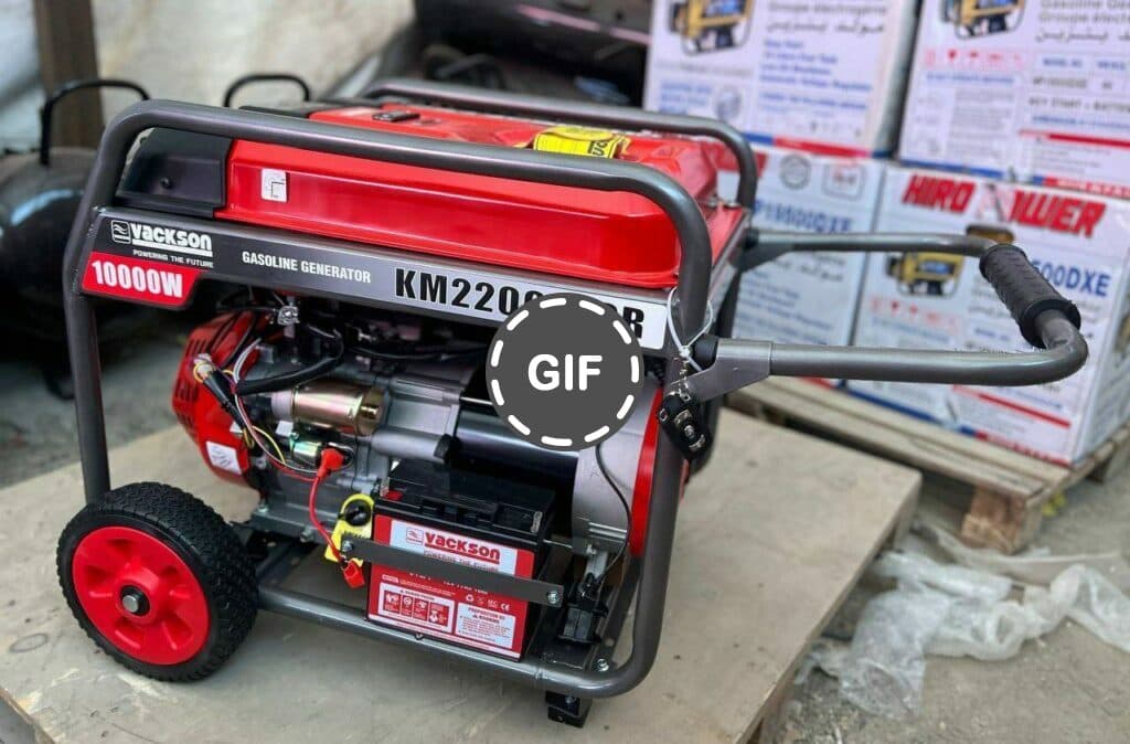 موتور برق ۱۰/۵ کیلو وات واقعی تمام مس واکسون مدل KM22000E2R