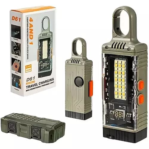 چراغ اضطراری کمپینگ چندکاره مدل D61