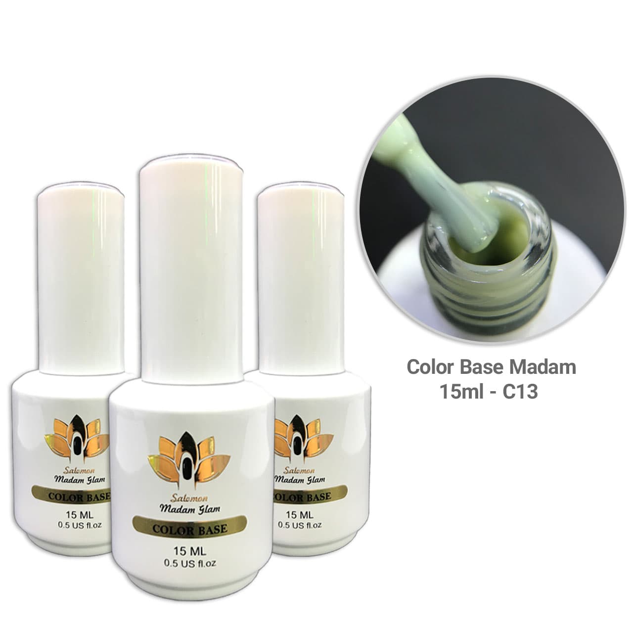 لاک ژل بیس فرنچ مادام madam روسی 15 میل کد C13