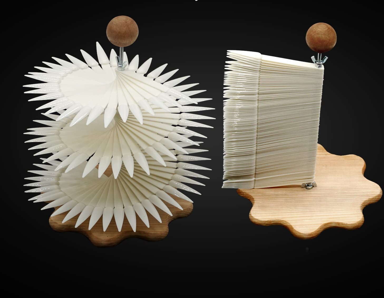 پالت پرچمی نوک تیز درجه یک پایه چوبی ژورنالی