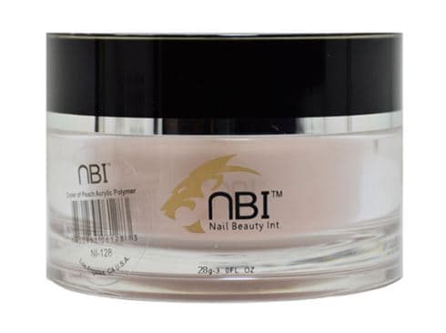 پودر کاشت ناخن 28 گرمی ان بی آی nbi رنگ PEACH هلویی