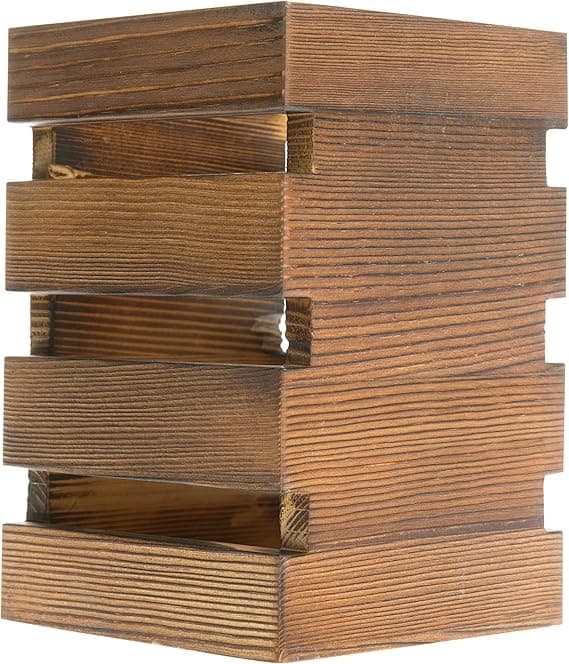 جا قلمی استند براش چوبی مشبک