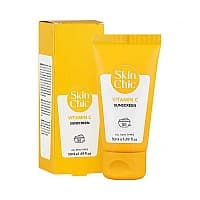 کرم ضد آفتاب SPF 50 بدون رنگ اسکین شیک مدل ویتامین C مناسب انواع پوست حجم 50 میلی‌لیتر