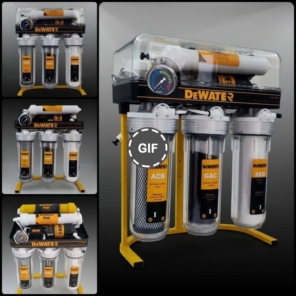 دستگاه تصفیه آب و آب شیرین کن صنعتی طرح دیوالت