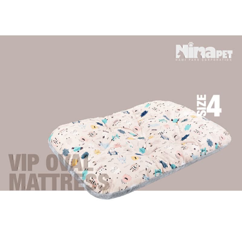 تشک سگ و گربه نیناپت طرح بیضی VIP سایز 4