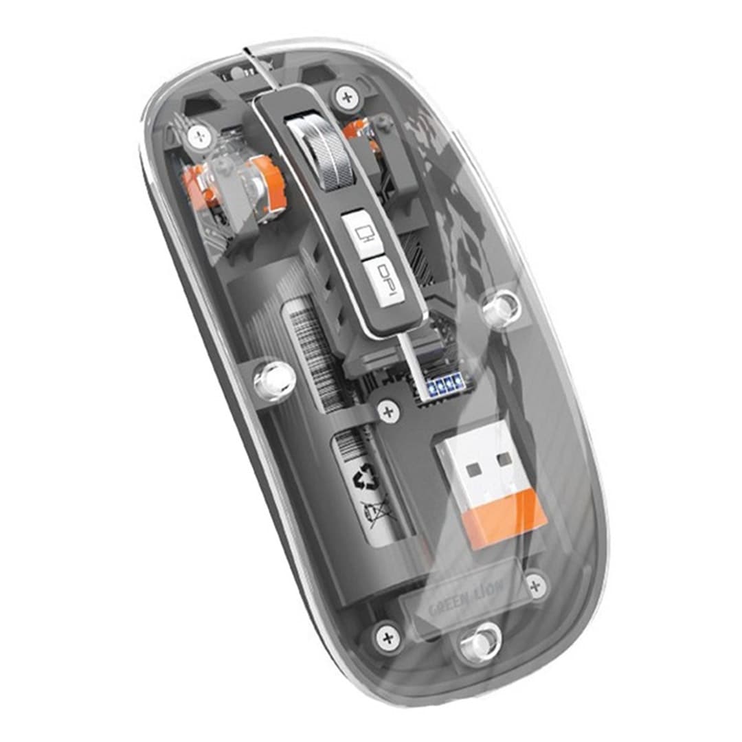 ماوس بی سیم گرین لاین مدل Transparent Mouse 2