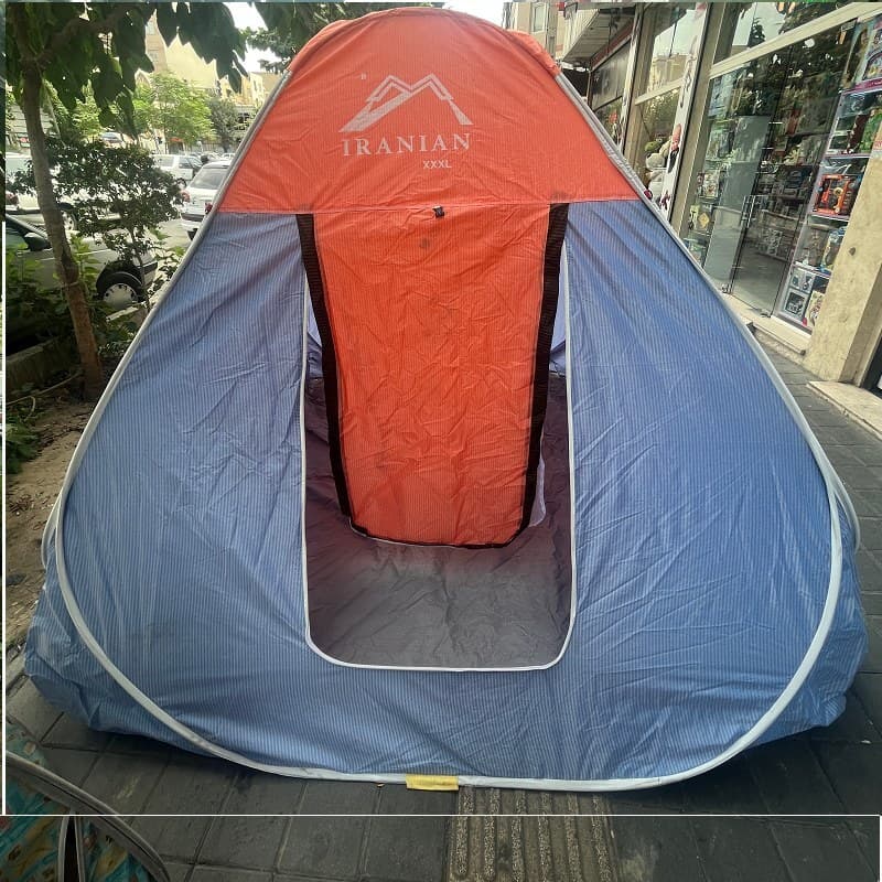 چادر مسافرتی 12 نفره مدل برنو کف ضخیم ارتفاع افرود کمپ جنگل سفر کوه کد 41