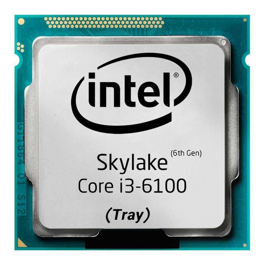 سی پی یو بدون باکس اینتل مدل Core i3-6100