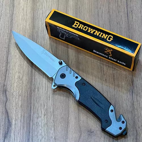 چاقو جیبی تاشو برونینگ کاتر دار طناب بر دار کد-KA18