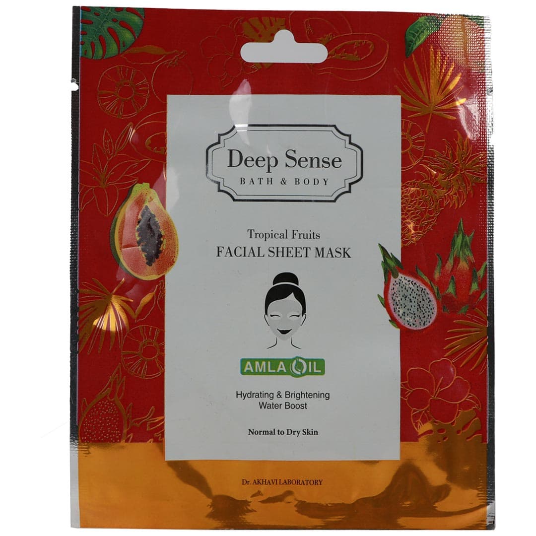 ماسک صورت نقابی تروپیکال مناسب پوست خشک و معمولی دیپ سنس