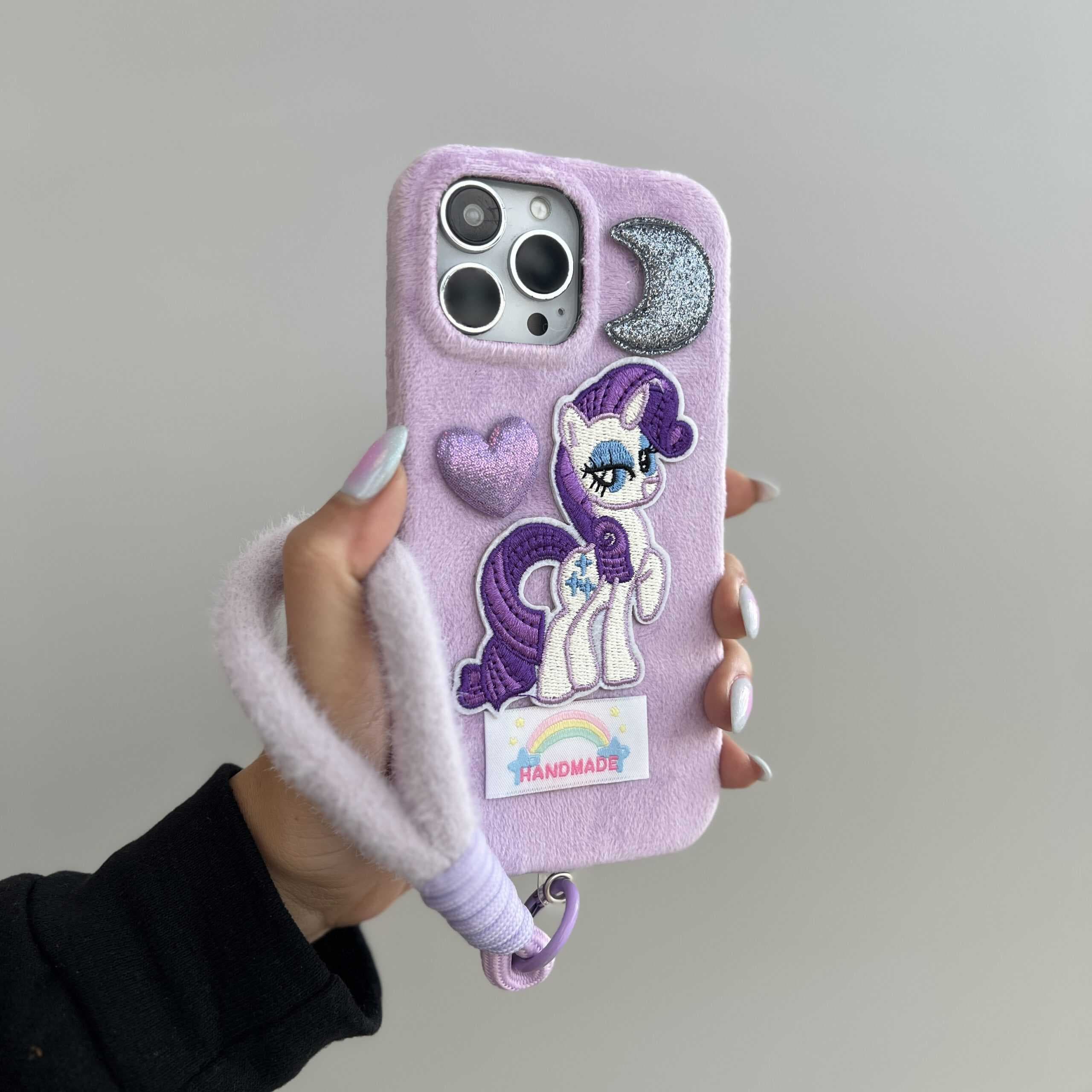 قاب آیفون یونیکورن مخملی