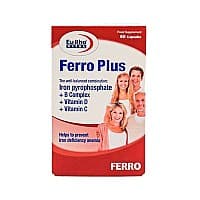 کپسول فرو پلاس یوروویتال (آهن+B C D ) 60 عددی