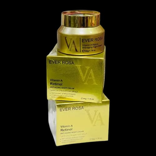 کرم شب ضد پیری رتینول ویتامین A اور رزا Ever Rosa