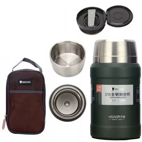 فلاسک غذا 800 میلی‌لیتر D.KADI (اورجینال) (ارسال رایگان)