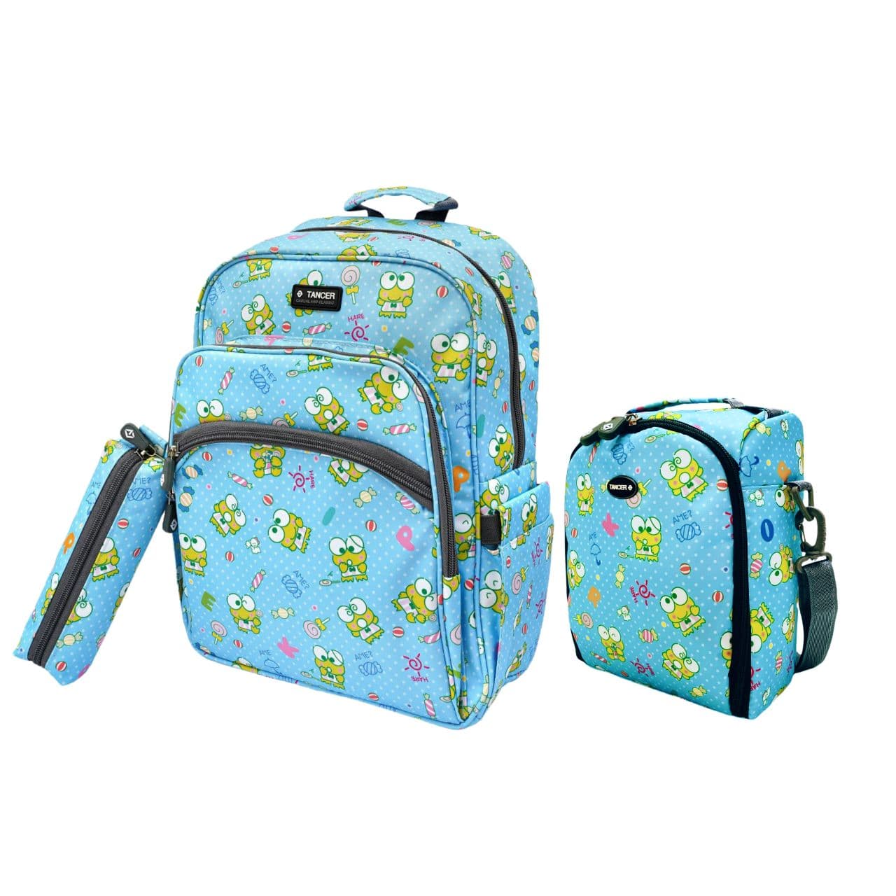 ست کوله پیش دبستان و دبستان آریو و کیف ظرف غذا مدل فایر