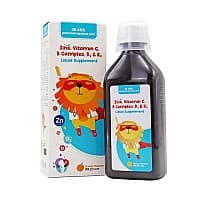 شربت زینک دکتر کیدز 300 میلی | مولتی ویتامین برای رشد و تقویت کودک