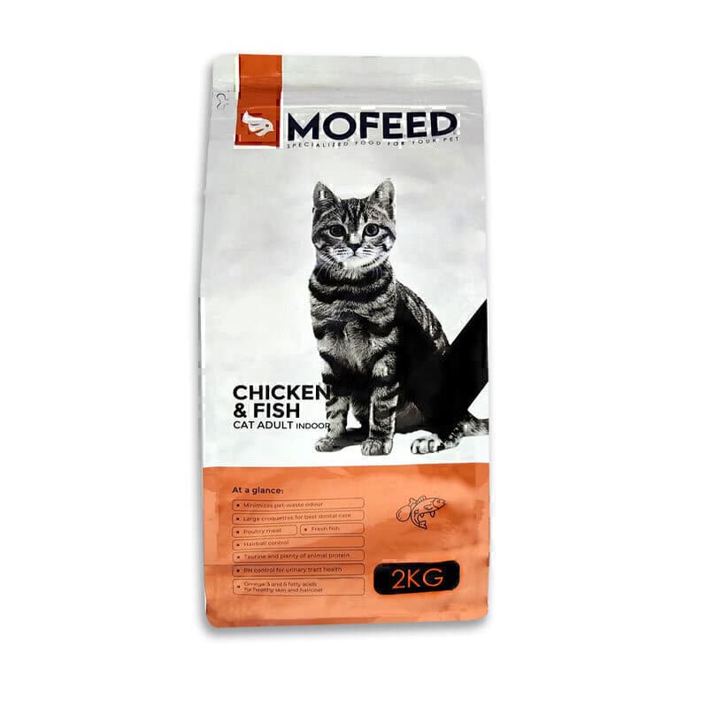 غذای خشک گربه مفید با طعم مرغ و ماهی Mofeed Adult Cat Food With Chicken & Fish وزن 2 کیلوگرم
