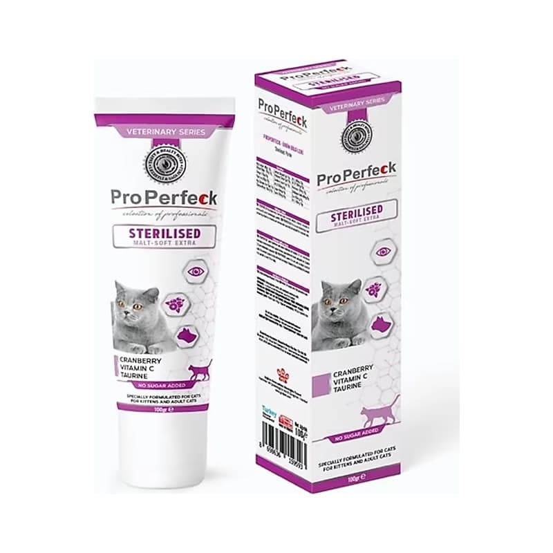 خمیر مالت مخصوص گربه عقیم شده پروپرفک ProPerfeck Sterilised Paste وزن 100 گرم