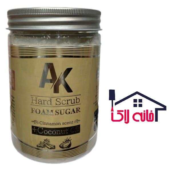 فوم اسکراب شکری سفید 600 گرمی ای کا AK پدیکور