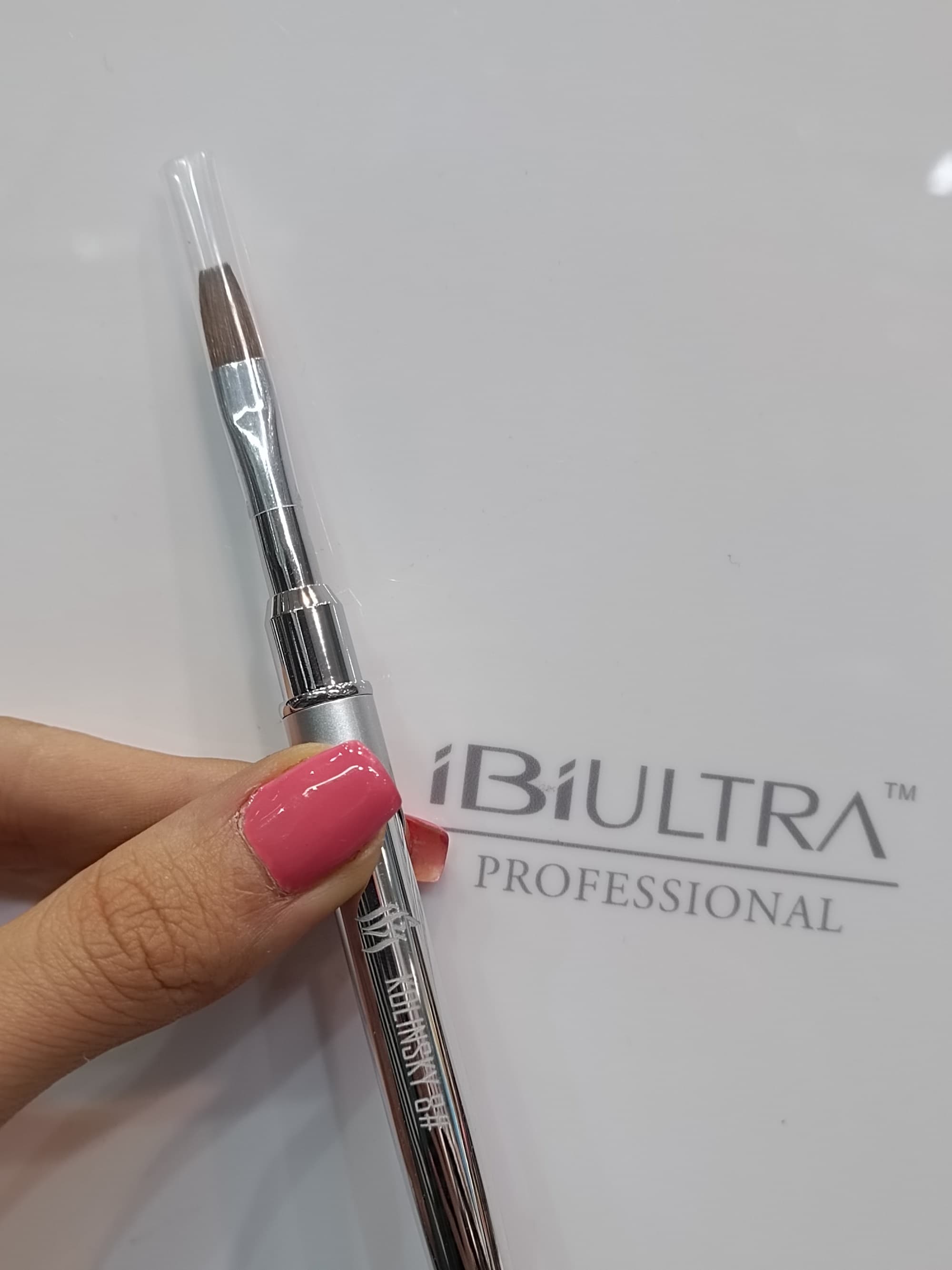 قلم کاشت ناخن سرتخت موی طبیعی سایز 8 آی بی آی iBi