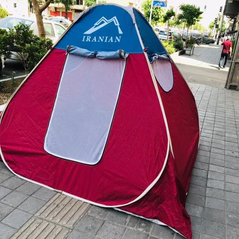 چادر مسافرتی 12 نفره مدل برنو کف ضخیم ارتفاع افرود کمپ جنگل سفر کوه کد 63