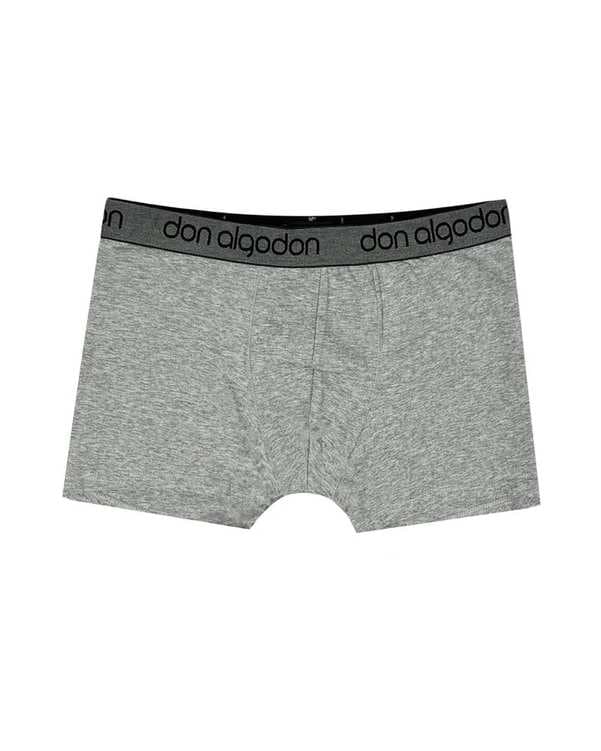 شورت مردانه باکسر طوسی روشن don algodon مدل PB01 هومنیتی Whomanity