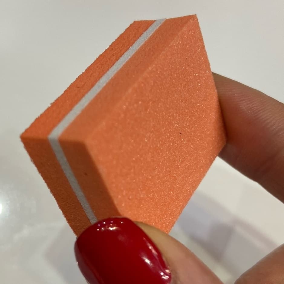 بافر ناخن دستی مکعبی بیسکوئیتی زبری 100/180