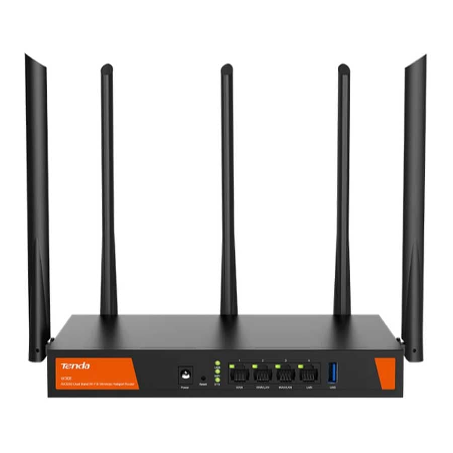 روتر بی‌سیم گیگابیت و دوباند AX3000 تندا مدل W30E