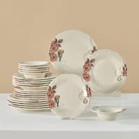 سرویس غذاخوری 24 پارچه ۶ نفره کاراجا راسل رنگی