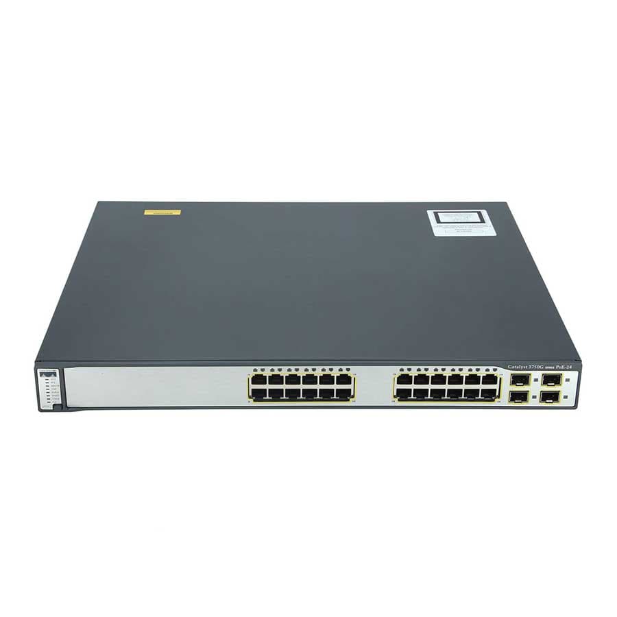 سوييچ 24 پورت سیسکو مدل WS-C3750G-24PS-E