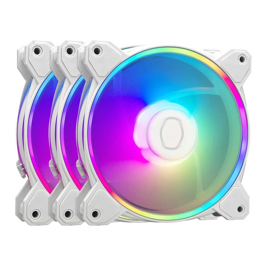 فن کیس کولر مستر MasterFan MF120 Halo2 بسته 3 عددی