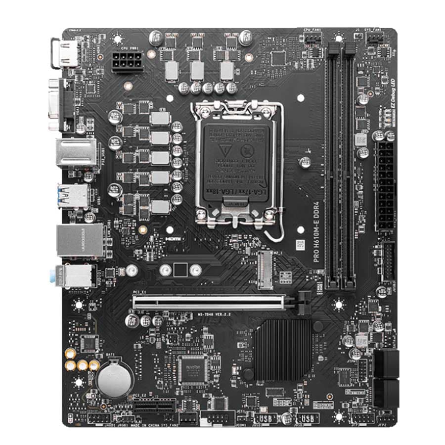 مادربرد ام اس آی مدل PRO H610M-E DDR4