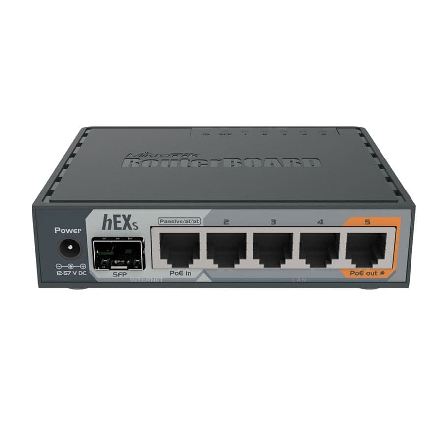 روتر و اکسس پوینت بی‌سیم میکروتیک مدل RB760iGS - hEX S