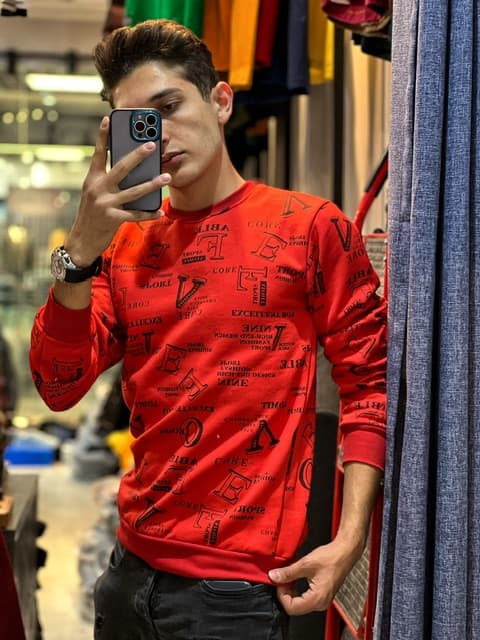 دورس چاپی ضخیم و‌شیک قرمز