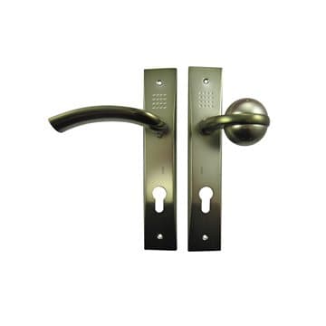 دستگیره پلاک سربی راهین KL3624 آپارتمانی راست زیتونی کلون